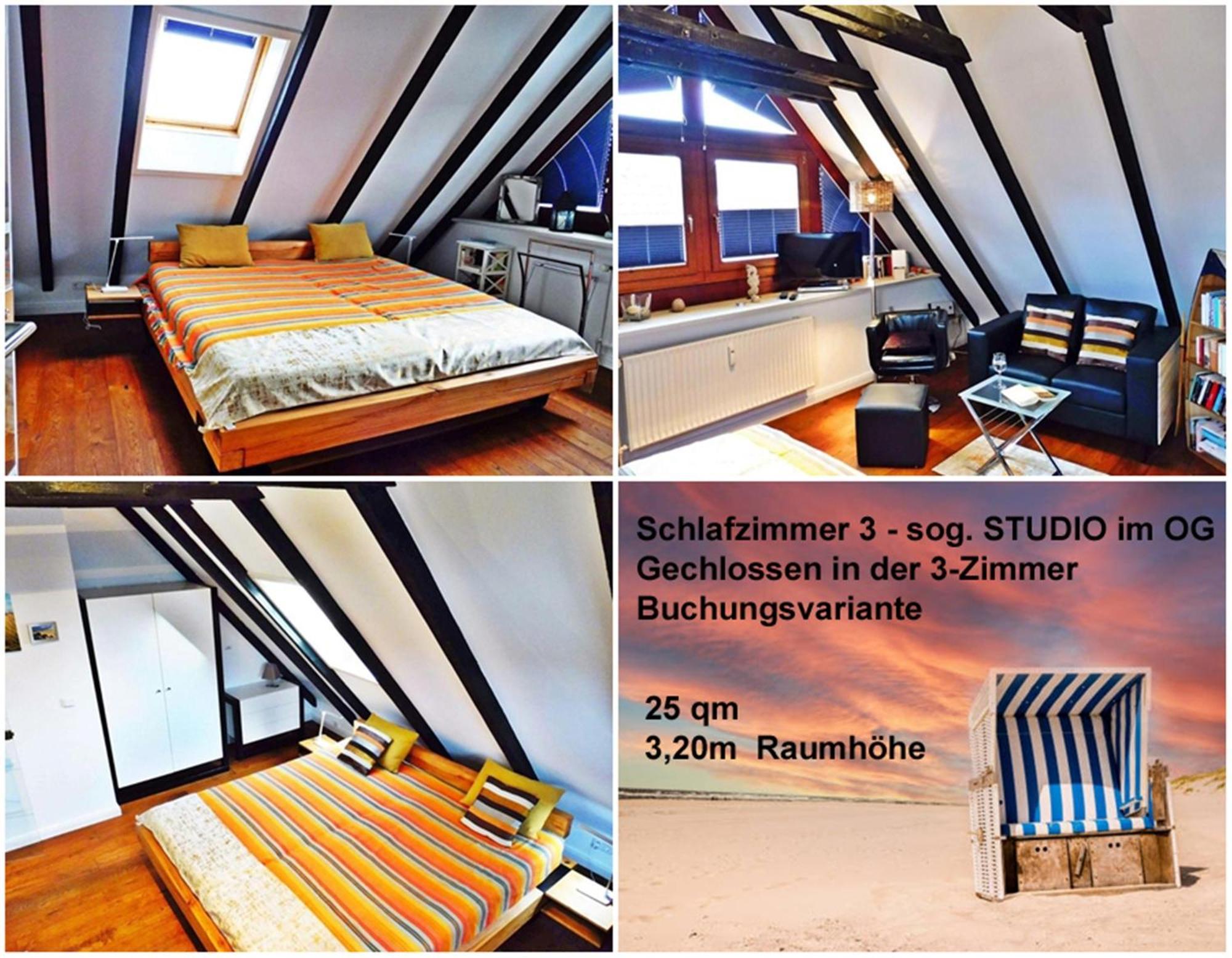 3-Zimmer-Ferienwohnung Deichwiese Westerland 1-3 Personen Εξωτερικό φωτογραφία
