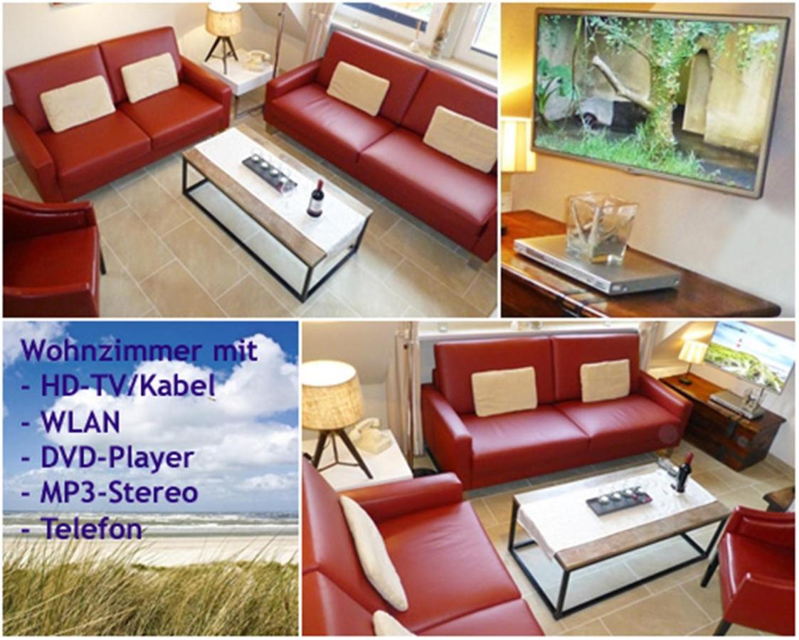 3-Zimmer-Ferienwohnung Deichwiese Westerland 1-3 Personen Εξωτερικό φωτογραφία